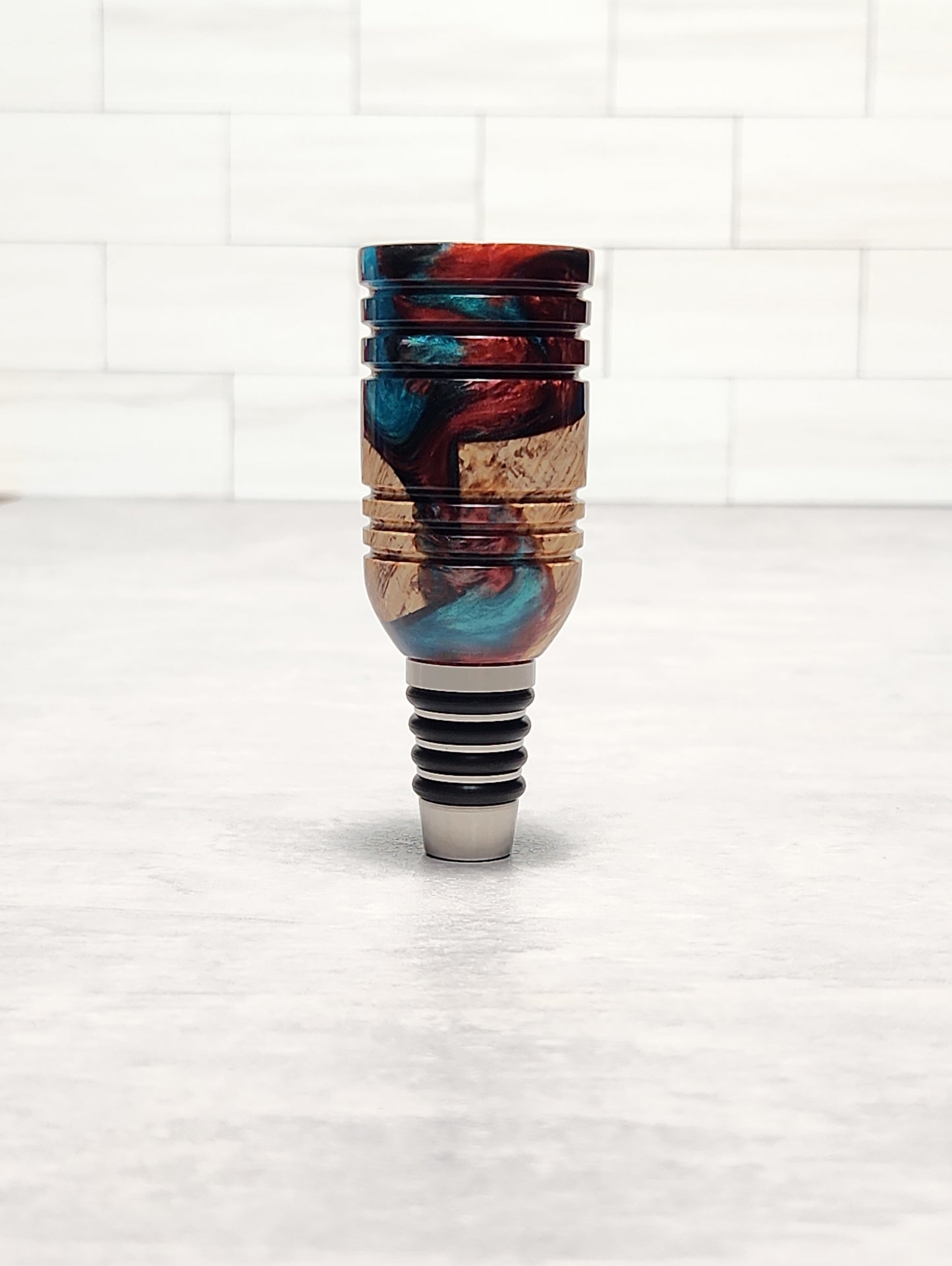 Superman Swirl Bottle Stopper