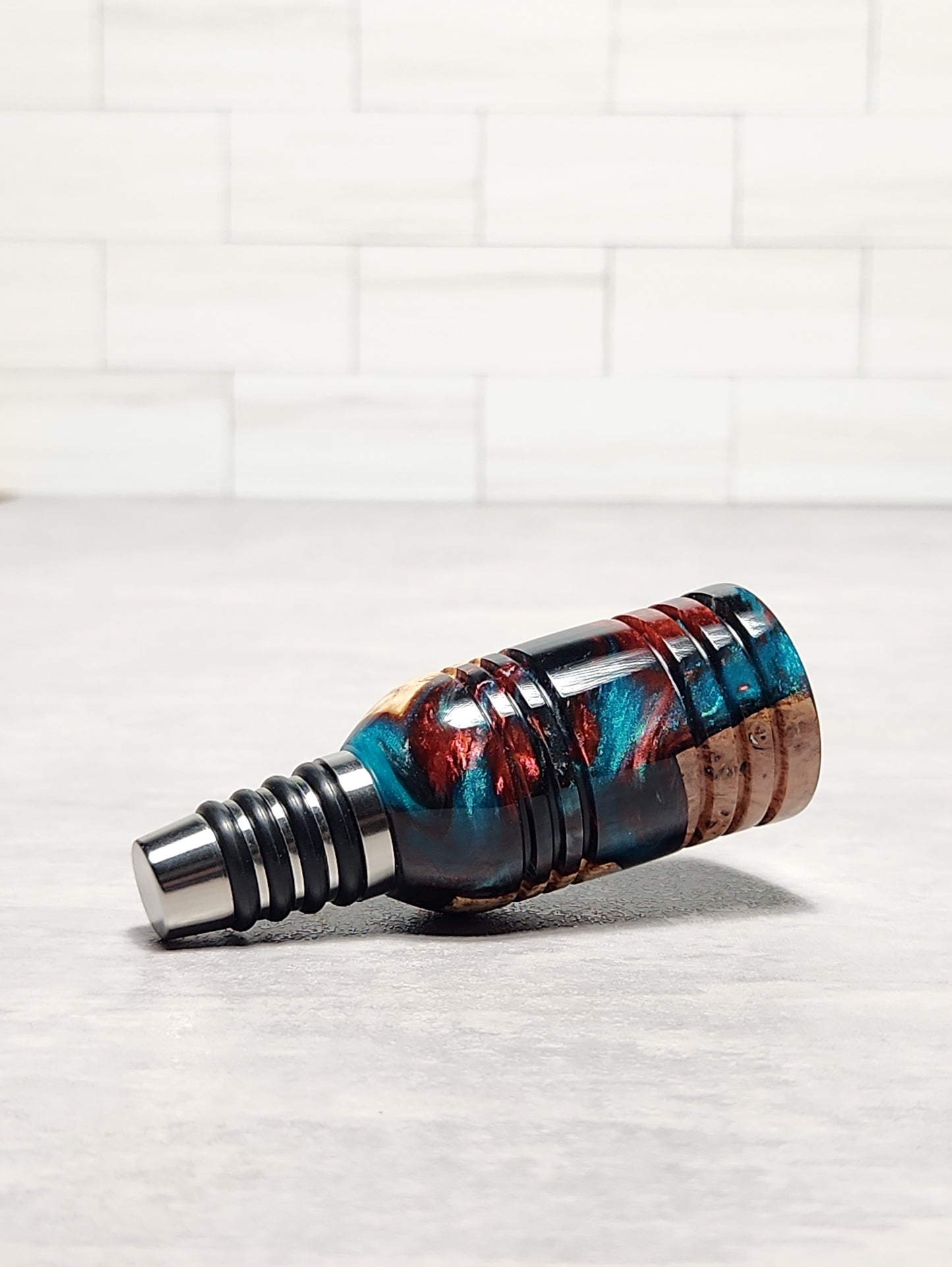 Superman Swirl Bottle Stopper